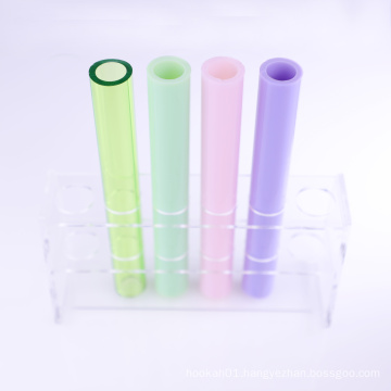 China factory custom Colored COE 3.3 Borosilicate Pyrex blown heat resistant glass tube